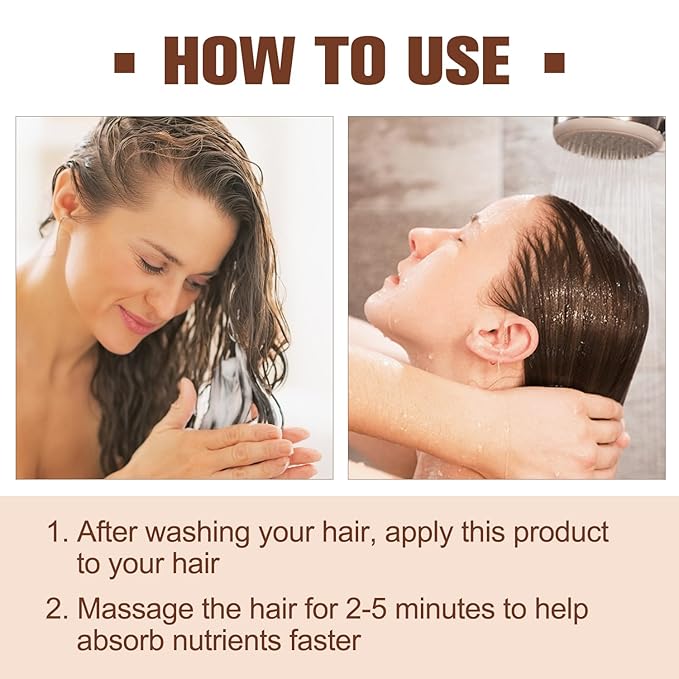 OUHOE Nourishing Treatment - Collagen Hair Mask, Deep Conditioner for Dry, Damaged Hair (2Pcs)