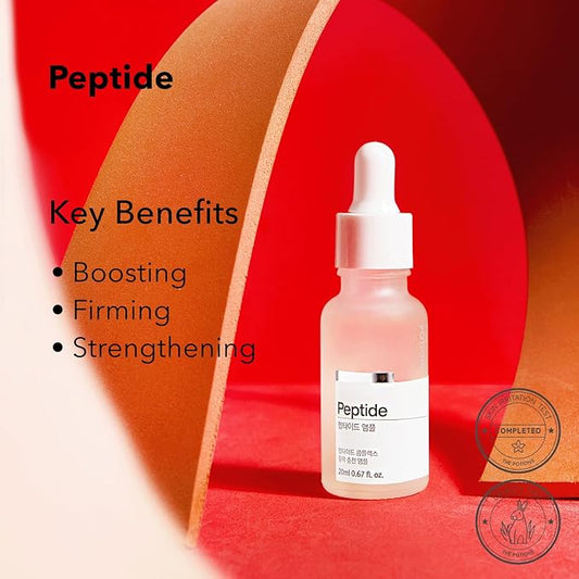 The Potions Peptides Serum for Face – Customizable Peptide Ampoule (Personalized Skincare), Peptidos, Collagen-Boosting (Minimalist Formula), Hydrating & Firming, 0.67 fl oz