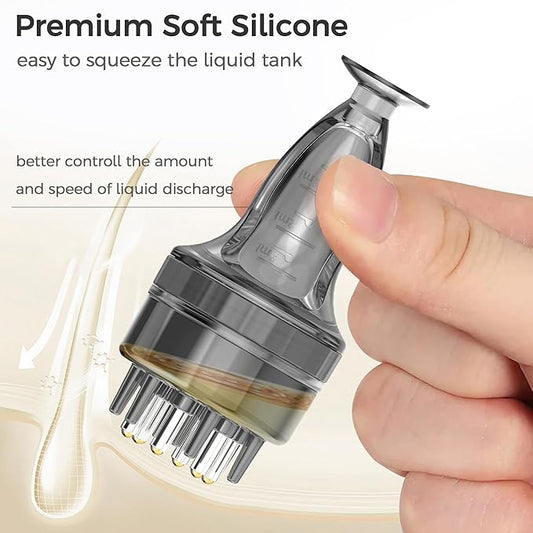 Minoxidil Applicator, Quick Efficient Apply No Messy Hair Serum Applicator Small Minoxidil Applicator Tool, Hair Applicator Bottle Minoxidil Brush Scalp Applicator Comb Dedicated to Minoxidil