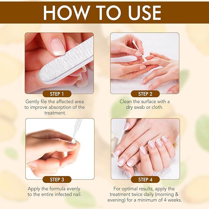 7 Day Ginger Nail Treatment 60ml, Nail Treatment, Nail Growth Serum, Ginger Nail Serum, Nail Nutrient Oil Strengthener Oil.