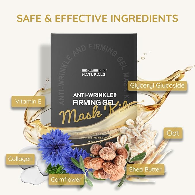 Enaskin Naturals Anti Wrinkle Face Patches Anti Wrinkle Gel Face Masks