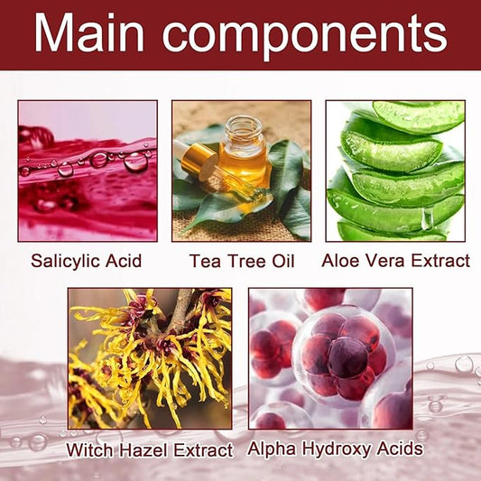 AHA 30% + BHA 2% Peeling Solution, Chemical Peel for Face at Home, BHA Liquid Exfoliant for Large Pores, Wrinkles & Fine Lines, 1.0 Floz (1 PCS)