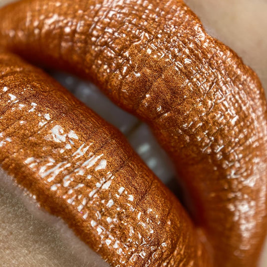 UNICORN SNOT Liquid Metal Lip Paint | Intense Pigment, Non-drying, Metallic Lip Color for Halloween Costume & Anime Cosplay | Gluten Free, Vegan & Cruelty-free Lip Makeup - RUST (Bright Copper)