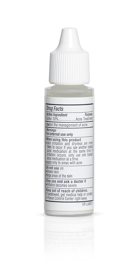 Principal Secret – Reclaim – Blemish Buster Solution – Sulphur Acne Night Treatment – 0.51 Ounce