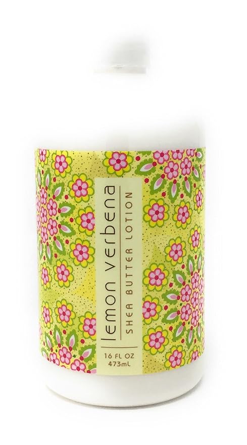 Greenwich Bay Trading Co. Shea Butter Lotion, 16 Ounce, Lemon Verbena