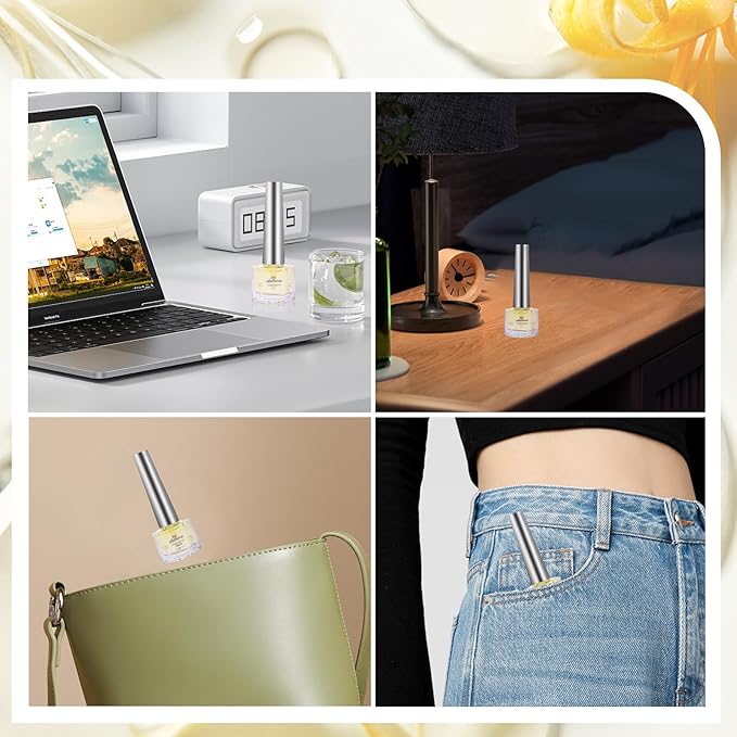 ADHERE Cuticle Oil for Nails Professional Nail Oil 8ML, Jojoba Nail Cuticle Oil Contains Vitamins with Soft Brush, for Nourishing, Hydrating, Dry Rough Nail Care Repair Essential Nail Care