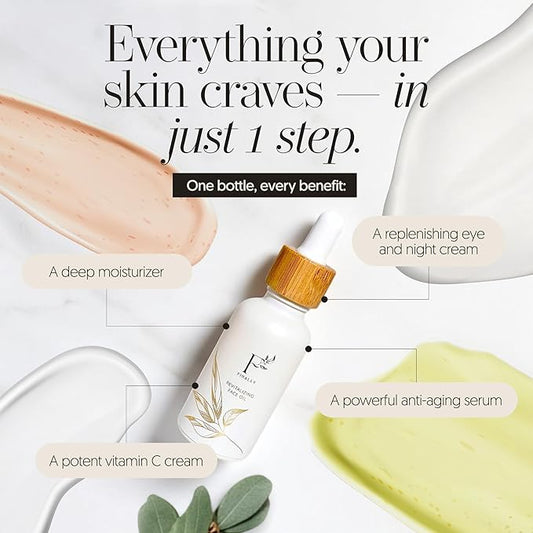 Hydrating Face Oil & Under-Eye for Women & Men – Organic Tsubaki, Calendula, Vitamin E Jojoba Oil & Rice Bran for Glowy Skin, Even Skin Tone & Dark Spots – Anti Aging Serum by Finally