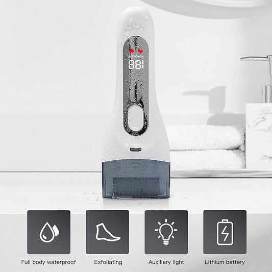 Electric Feet Callus Removers Rechargeable,Portable Electronic Foot File Pedicure Tools, Electric Callus Remover Kit,Professional Pedi Feet Care Perfect for Dead,Hard Cracked Dry Skin Ideal Gift