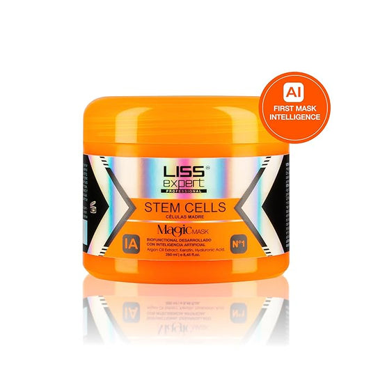 Liss Expert Stem Cells Magic MASK, Argan Oil, Keratin, Hyaluronic Acid | Provides Long-Lasting Frizz & Humidity Protection| Moisturizing | For All Types of Hair