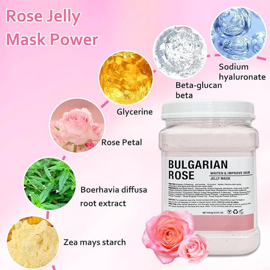 24k Gold Jelly Masks for Facials Rose Hydro Jelly Masks for Facials Professional