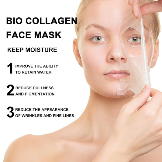 Sea-Maid Collagen Night Wrapping Mask, Hydrolyzed Collagen Peel Off Facial Mask, Smooth & Tight Skin, Reduce Fine Lines & Dullness, Korean Skin Care For All Skin Types (2.54 fl.oz)