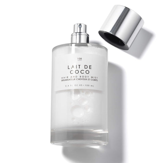 Le Monde Gourmand Lait de Coco Hair & Body Mist - 3.4oz (100ml) - Bergamot, Vanilla, Coconut Fragrance Notes