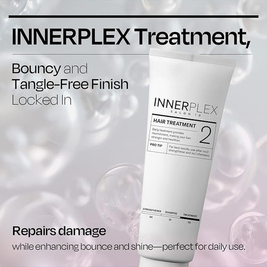 Mise En Scene 𝗜𝗡𝗡𝗘𝗥𝗣𝗟𝗘𝗫 𝗛𝗮𝗶𝗿 𝗕𝗼𝗻𝗱𝗶𝗻𝗴 𝗧𝗿𝗲𝗮𝘁𝗺𝗲𝗻𝘁 – Hair Mask for Deep Conditioning, Repair for Bleached Damaged, Premium Conditioner, 375g