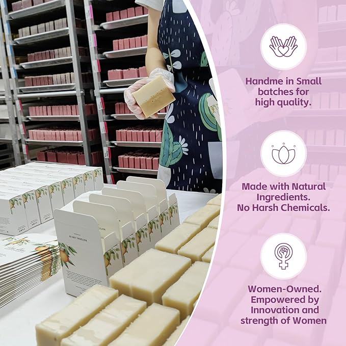 Natural Amor Relaxing Spa Gifts for Women,Luxurious Bath Gift for her, 6pc Bath & Body Gift