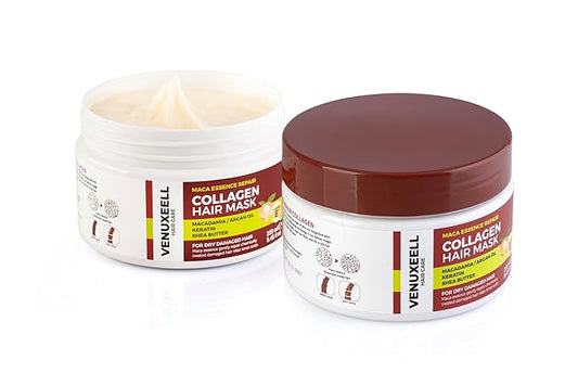Deep Conditioning Hair Mask, Hair Treatment Masks - Collagen Hair Mask for Dry Damaged Hair - Deep Moisturizing Hair Care - Argan Oil Hair Repair Mask - Natural Nourishing Hair Care Masque