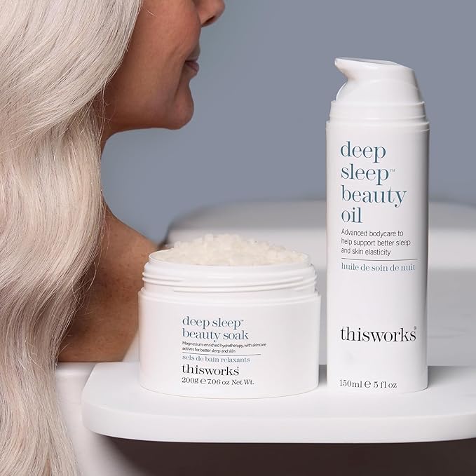 This Works Deep Sleep Beauty Oil – Clinically Proven Nighttime Treatment with Bakuchiol & Botanical Oils, Improves Skin Elasticity & Barrier Function, 5 Fl Oz