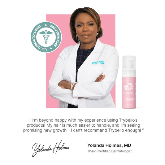 Hair Helper Spray - Growth Serum With Biotin & Castor Oil - Caffeine Infused Treatment for Thicker, Fuller Hair - Repair Thinning Naturally - Vegan, Cruelty-Free Formula