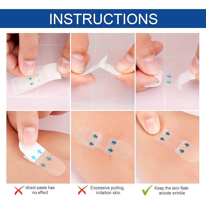 Face Lift Tape,60PCS Neck Tape Lifting Invisible Instant Face Tape for Wrinkles Overnight Sagging Skin Double Chin