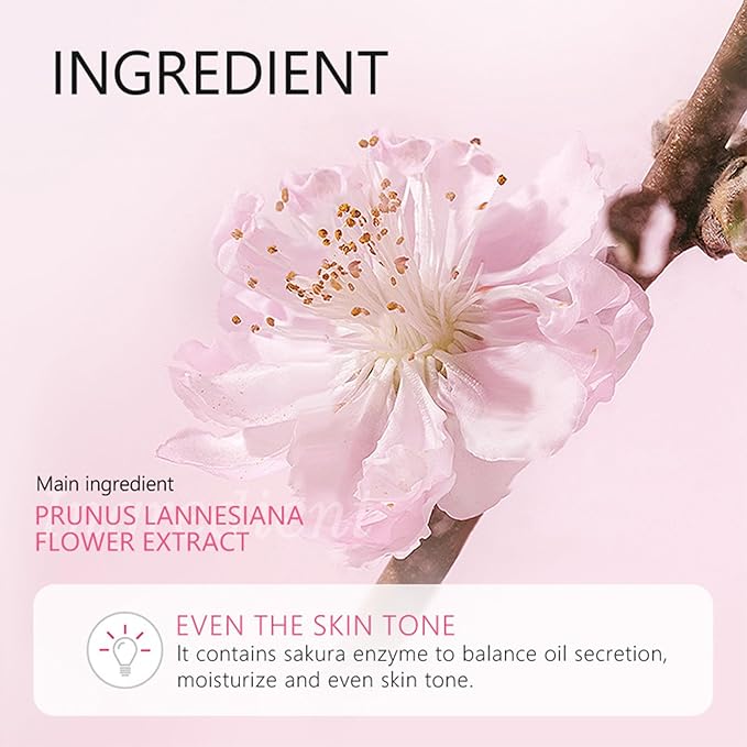 Japan Sakura Skin Care Set For Teen Girls, Skincare For Girls 10-12, Skin Care For Teens 10-12, Japanese Cherry Blossom Girls Skin Care For Kids Age 8-12, Kids Skin Care Set For Girls Ages 8-12