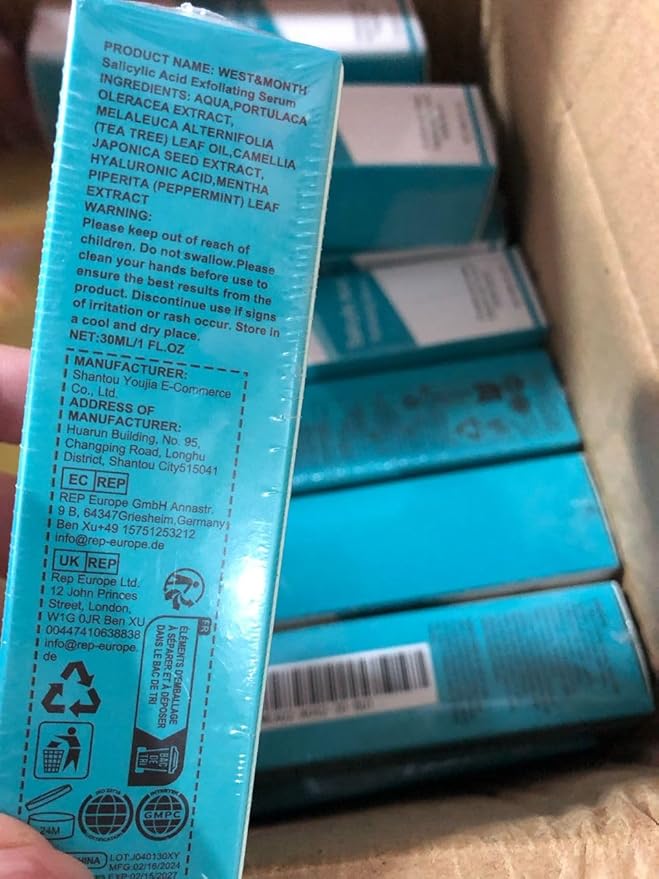 2% Salicylic Acid Serum For Acne, Blackhead & Open Pores | Shrink Pores, Gentle Exfoliating, Salicylic Acid for Anti Ance, Pimple, Spot, Blackhead |For Women & Men | 1 Fl Oz/30ml