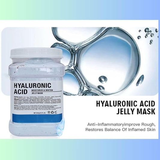 Luxury Facial Mask, Anti-Acne Skin Rejuvenation Mask for Oily and Combination Skin, Jelly mask for professionals, hydrojelly masks,Jelly Face Mask (Hualuronic Acid)