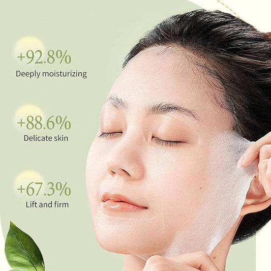 BLUE LOVE 40-Pack Hydrating Facial Masks for Women & Man – Moisturizing Sheet Masks for All Skin Types – Ultimate Skincare Mask Set for Radiant Skin