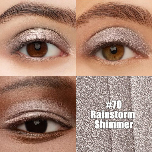 Kaely Cream Eye Shadow Sticks, Rainstorm Shimmer Eyeliner Pencil Eyeshadow Palette Makeup, Eye Highlighter Brightener Stick for Older Women Waterproof Pigmented, sombras para ojos, New-70