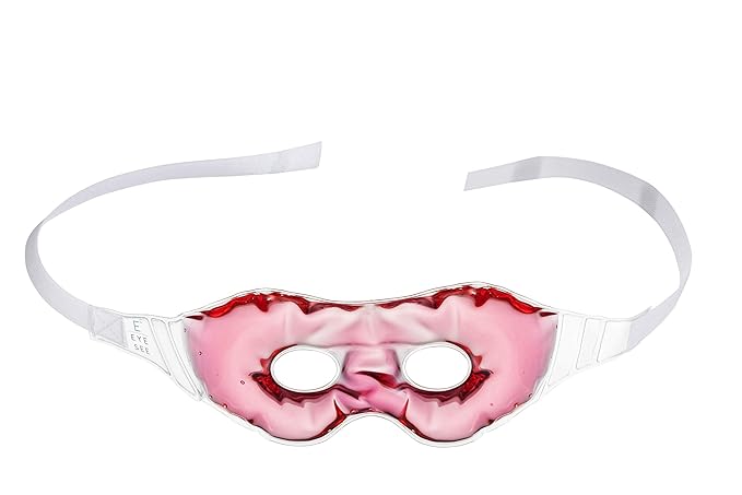 Eye See Gel Eye Mask for Puffiness and Dark Circles - Cooling Eye Masks for After Surgery and Headache/Stress Relief - Multiple Colors Available - Pink