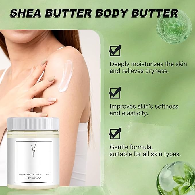 Neuropathy Cream, Magnesium Cream for Neuropathy,Magnesium Body Butter,Long-Lasting Hydration to Keep Skin Feeling Soft,Suitable for All Skin Types(6pcs)