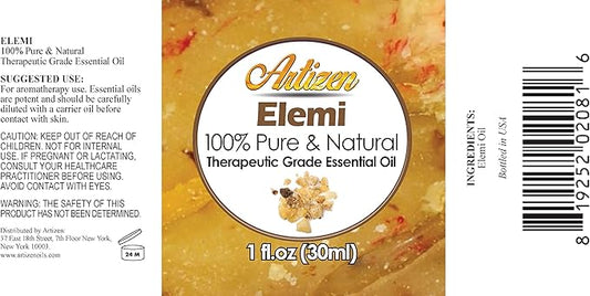 Artizen 30ml Oils - Elemi Essential Oil - 1 Fluid Ounce