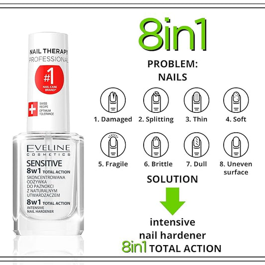 Total Action 8 in 1 Intensive Nail Treatment and Conditioner Sensitive