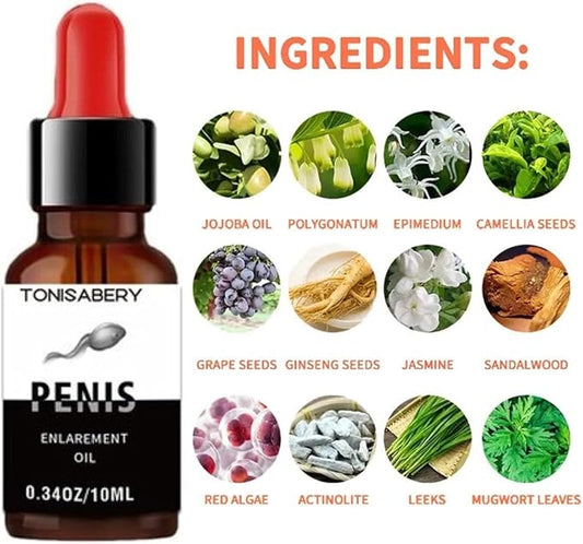 Massage Oil Enlargement Oil Increase Enlarge Gel Thicker Longer Stronger Large Size Enlarger Cream BLSEX for Men (F608-XXXL)