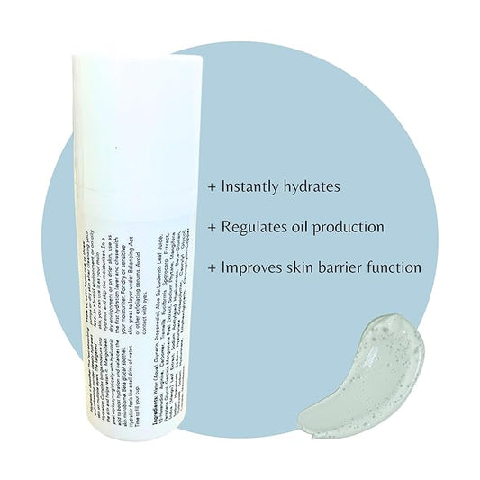 Cool as a Cucumber Hydralixir Face Serum, Hydrating Gel Facial Serum with Hyaluronic Acid, Beta Glucan, Aloe Vera, Intense Hydration, Vegan, Fragrance Free, Non Comedogenic, Oil Free, 1.7 FL Oz