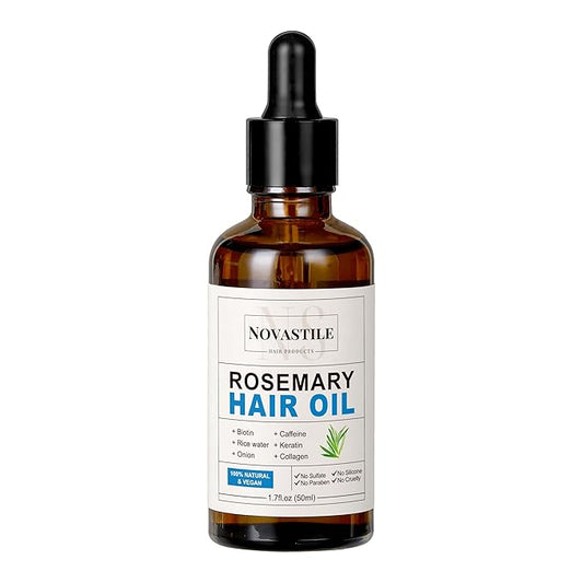 Pure Natural Organic Rosemary Essential Oil, Treats Hair Care Scalp Growth Loss Keratin Collagen Argan Tea Tree Oil Lightweight