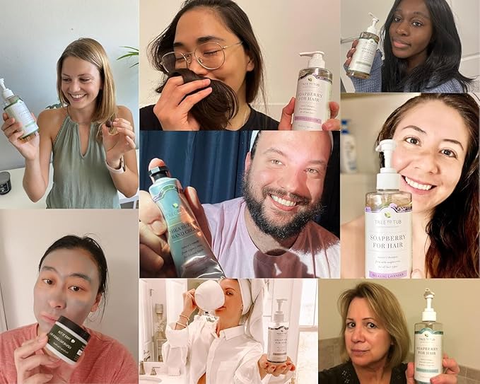 Tree to Tub Unscented Shea Butter Body Lotion for Dry Skin & Unscented Body Wash for Sensitive Skin - pH Balanced Fragrance Free Sensitive Lotion and Body Wash for Women & Men - Sulfate Free