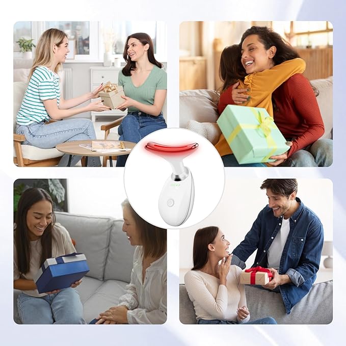 Facial Massager,7 Color LED Light Therapy for Face and Neck,Portable Beauty Skin Care Tools