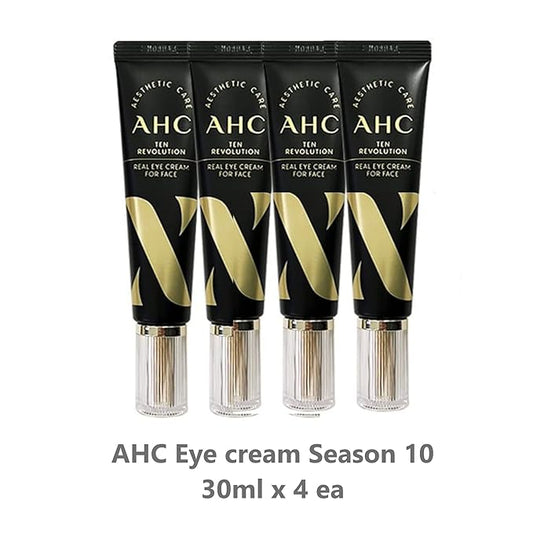 AHC TEN Revolution Real Eye Cream for Face 2022 Season 10-1.01 fl.oz (30ml) x 4ea