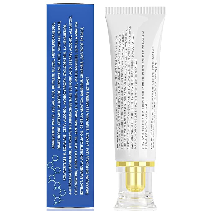 10% Azelaic Acid Acne Cream, Premium Azelaic Acid Facial Cream - Redness Relief For Face, Redness Reducing Skin Care, Prevents Acne Breakouts, Ease Pimple Clarify Skin Soothe Irritation,1 Oz