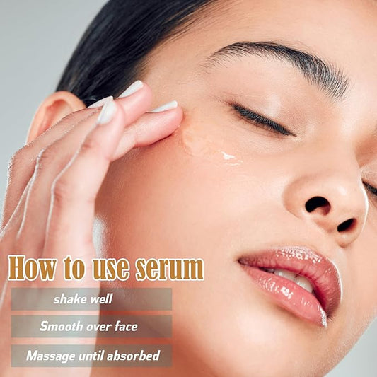 Brightening Concentrate Serum for Microneedling Serum Ampoules for Face Starter Kit for Elasticity Restoration & Reduced Fine Lines and more help to create more radiant 0.35 oz 5 Vials