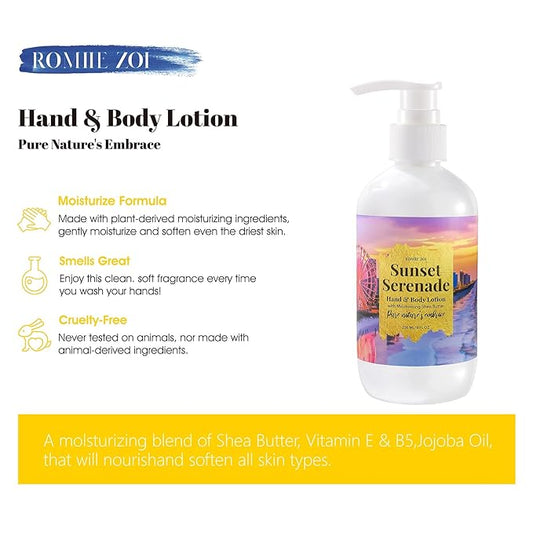Myrtle Beach Sunset Serenade Hand & Body Lotion - Beach Fragrance, 236ml (8 fl oz)