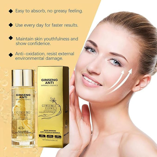 Ginseng Essence Anti Wrinkle Essence, Ginseng Essence Water-100% Wild Ginseng From Himalayas, Anti-Aging Hydrating Serum Water for All Skin Types (2PCS)