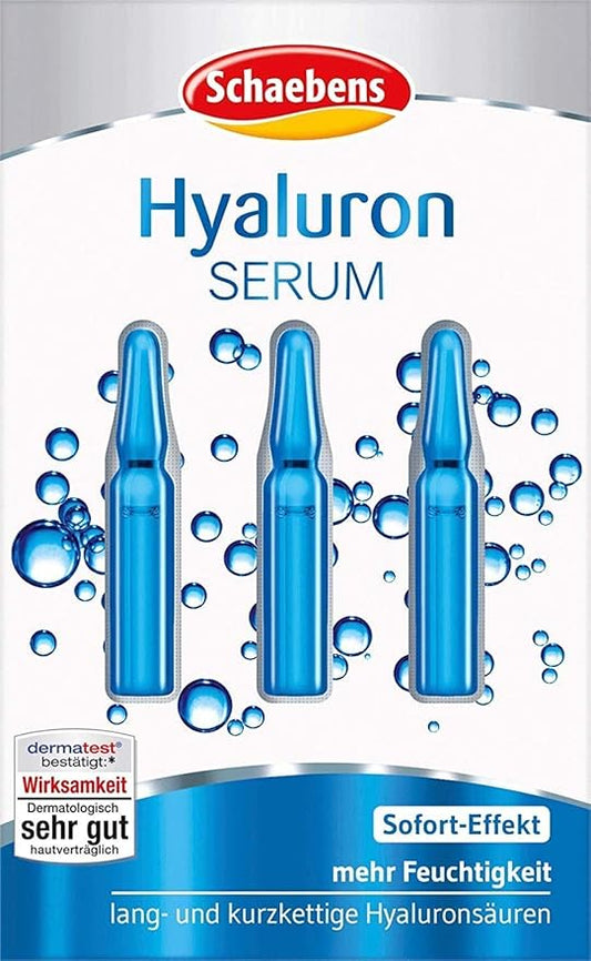 Hyaluron SERUM - immediate effect - more moisture - 9 ampoules, 1 mL each, for 9 applications