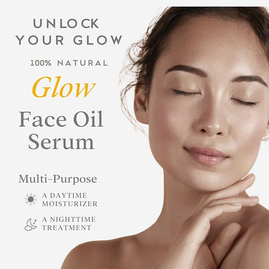 ZAAINA Extra Glow Face Serum 1oz – Lightweight Hydrating Natural Face Oil – Fast-Absorbing Moisturizer & Primer for Women – With Rosehip, Pumpkin Seed & Vitamin E – For Dry, Sensitive & All Skin Types