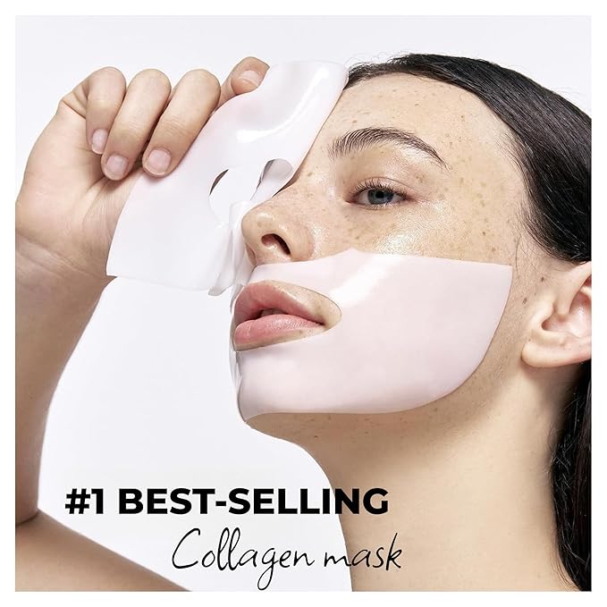 Bio-Collagen Sleeping Mask – Intense Hydration & Firming Treatment, Korean Skincare, Overnight Facial Mask for Women, 4-Pack