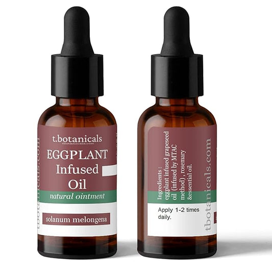 Eggplant Oil Eggplant Infused Oil for Skin Disorders Broad Spectrum Eggplant Extract (4 oz)