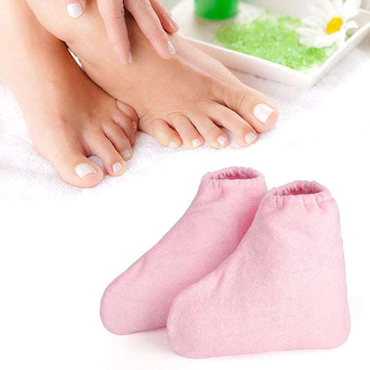 Paraffin Wax Booties, Segbeauty Paraffin Heated Foot SPA Liners, Paraffin Wax Refill Feet Cover Bags for Hot Wax Hand thera-py Bath Paraffin Thermal treat-ment Wax Warmer Paraffin Wax Machine Pink