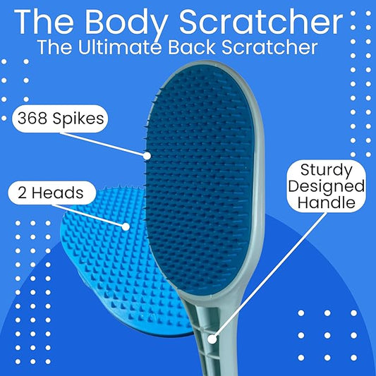 The Ultimate Back Scratcher, Scalp Massager, Back Massager & Exfoliator Large Scratch Surface, Gifts for Men Women, Itch Reliever - an All Body Scratcher Gives a Deep Soothing Scratch