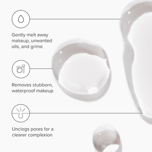 DRMTLGY Pre-Cleansing Oil - Makeup Remover Oil to be Paired with Facial Cleanser - Cleanser for Face - Melts Mascara, Makeup, & Preps for Cleansing, 5 fl oz