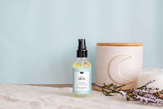 Edens Garden Good Night Bath & Body Oil Sleep Blend – Pure Essential Oils & Vitamin E for Moisturizing Dry Skin – Calming Aromatherapy After-Shower Scented Oil for Women & Men, 2 fl oz (59 ml)