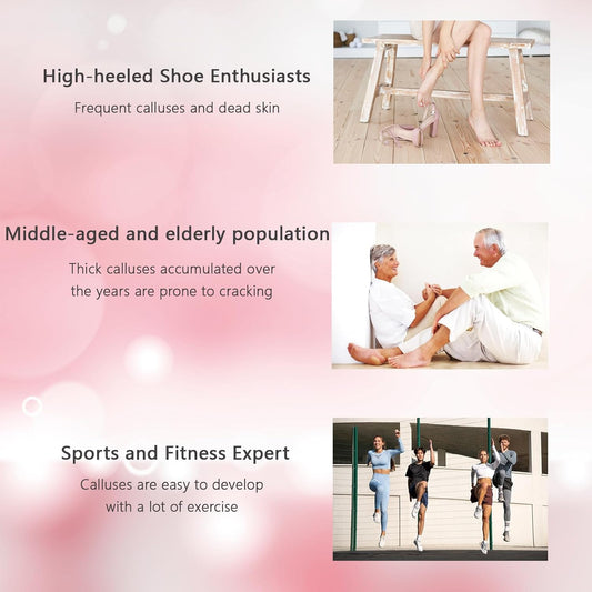 Dermave Upgraded Electric Callus Remover for Feet,Electric Foot File Feet Sander ,Adjustable Speed Foot Scrubber,Women Men Dead Skin and Cracked Professional Pedicure Tool,60Pcs Sandpaper Discs